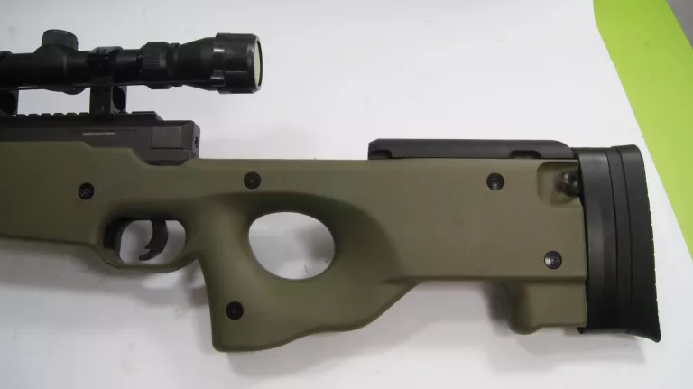 KARABIN SNAJPERSKI ASG WELL MB01 Z LUNETĄ - OLIVE +AKCESORIA +TORBA