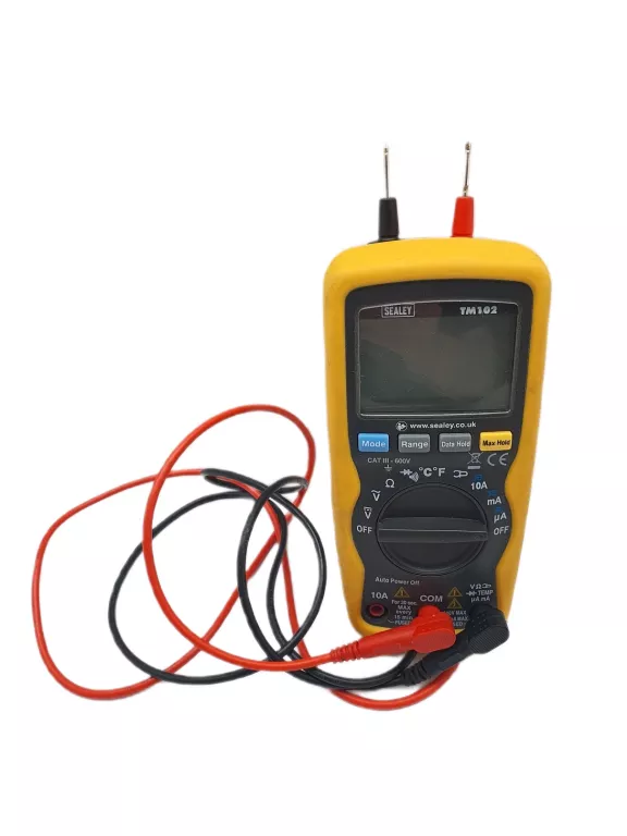 MIERNIK MULTIMETR SEALEY TM102 DIAGNOSTYKA UKŁADÓW ELEKTRYCZNYCH