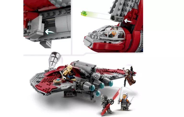 LEGO STAR WARS 75362 PROM KOSMICZNY JEDI T-6 AHSOKI TANO STATEK