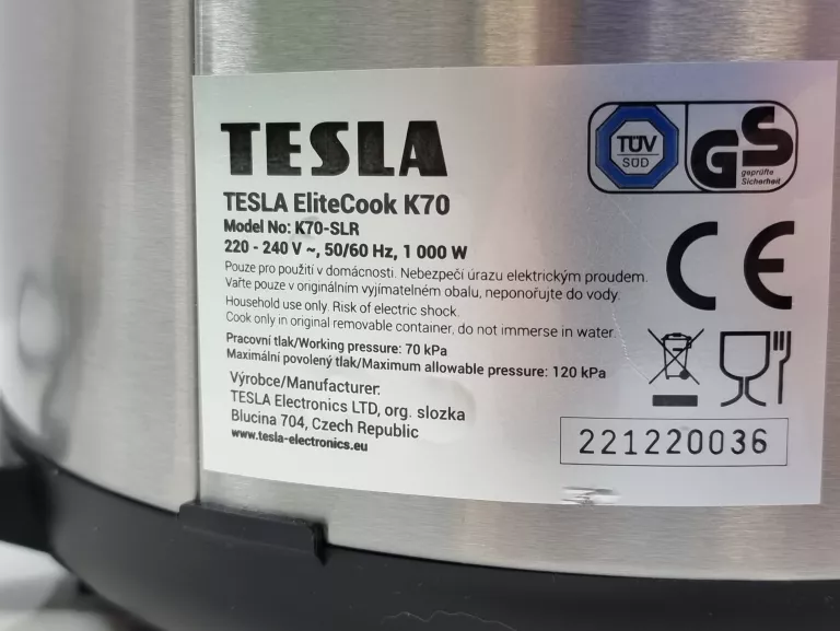 SZYBKOWAR TESLA ELITECOOK KL70