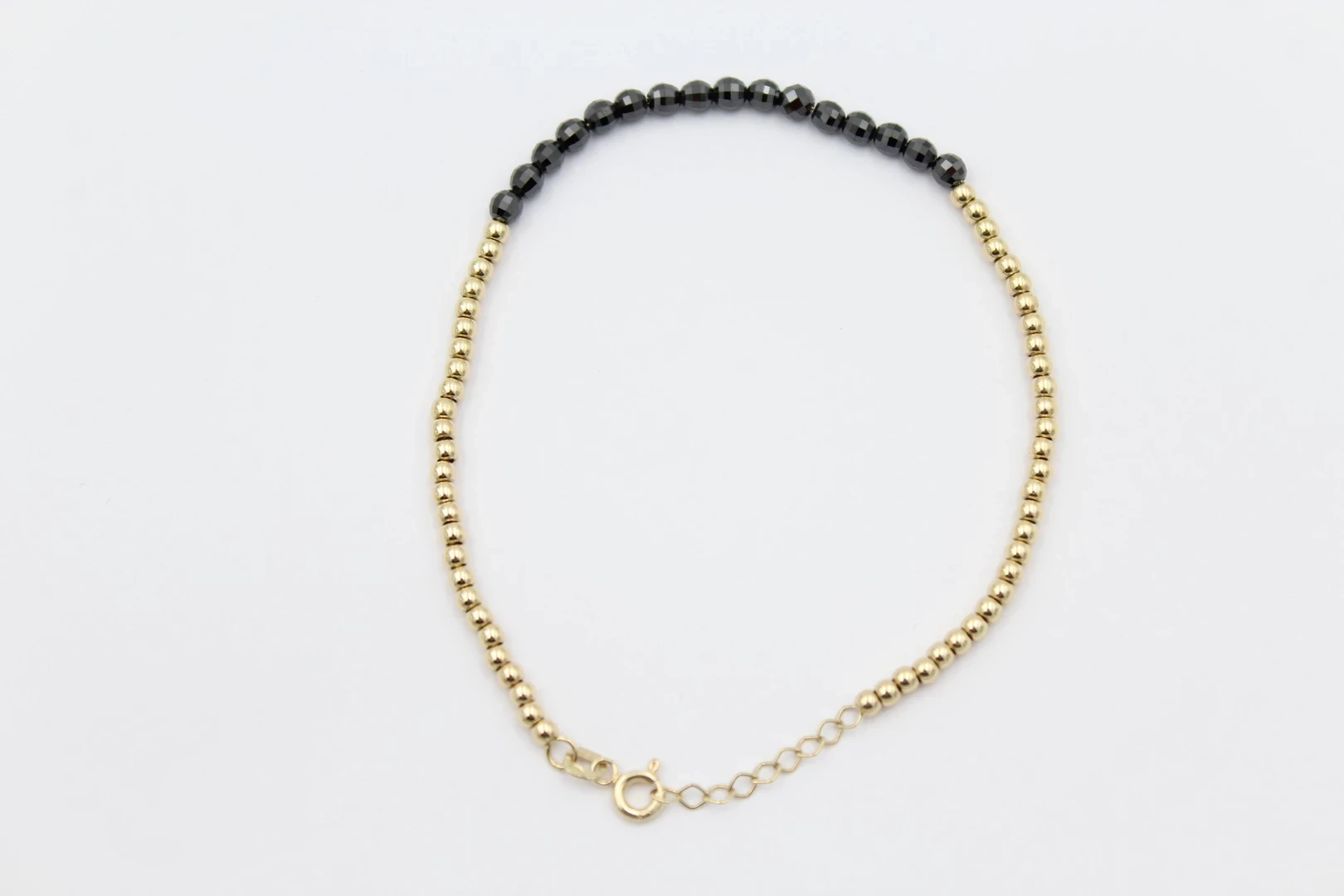 sliczna-zlota-bransoletka-kuleczki-585-14k-regulowana-18-20cm-jak-nowa-material-15835-2