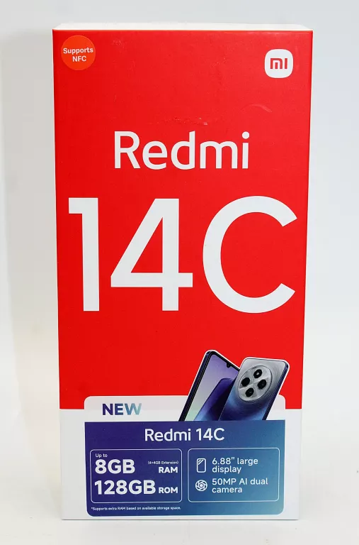 TELEFON XIAOMI REDMI 14C (2409BRN2CY) 4+128GB CZARNY