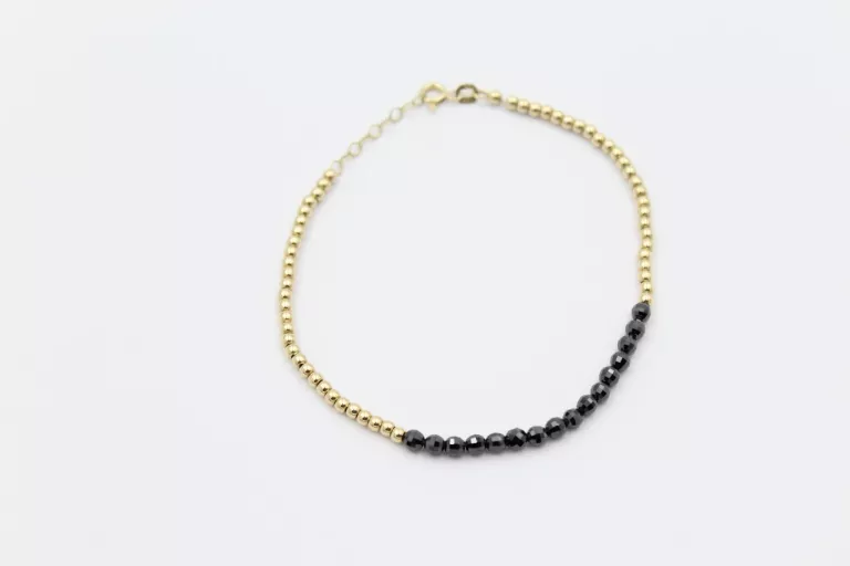 sliczna-zlota-bransoletka-kuleczki-585-14k-regulowana-18-20cm-jak-nowa-legionow-3-grudziadz