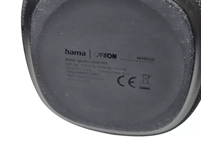 GŁOŚNIK BT HAMA GLOW PRO 00188230 30W / KOMPLET