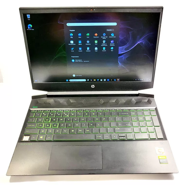 LAPTOP HP PAVILION GAMING 15" GTX 1050 RYZEN 5 16 256/500 GB USZKODZONY