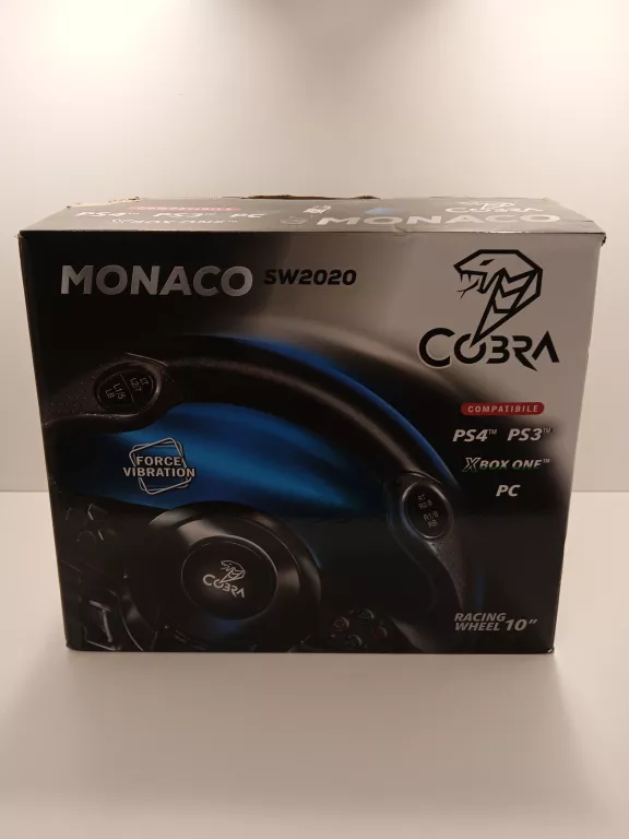 KIEROWNICA COBRA SW2020 MONACO Z PEDAŁAMI DO PS4 PS3 XBOX ONE PC