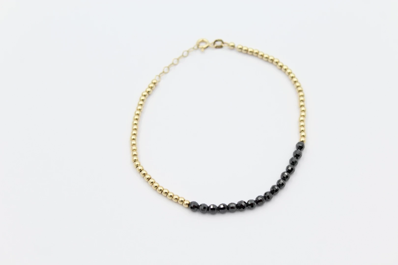 sliczna-zlota-bransoletka-kuleczki-585-14k-regulowana-18-20cm-jak-nowa-legionow-3-grudziadz