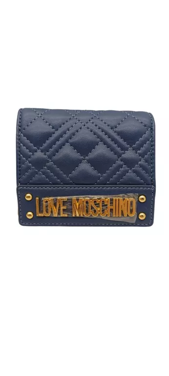 PORTFEL NIEBIESKI LOVE MOSCHINO