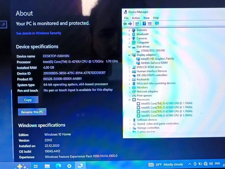 DELL INSPIRON 3542 I5-4210U 4/500GB GEFORCE 820M