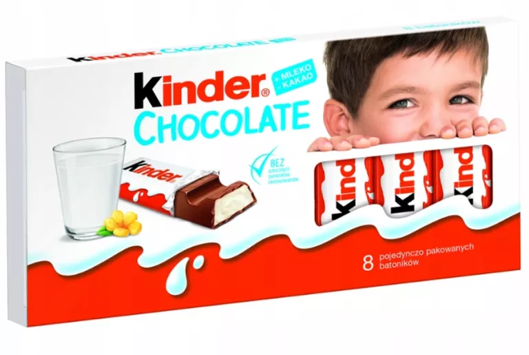 KINDER CHOCOLATE 8 SZTUK 100 G 40084701