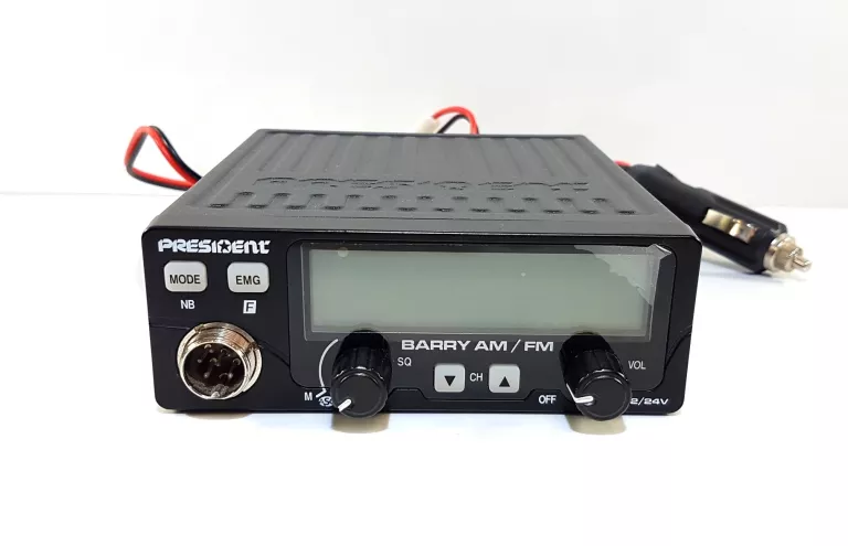 ZESTAW CB RADIO PRESIDENT BARRY + ANTENA LTC