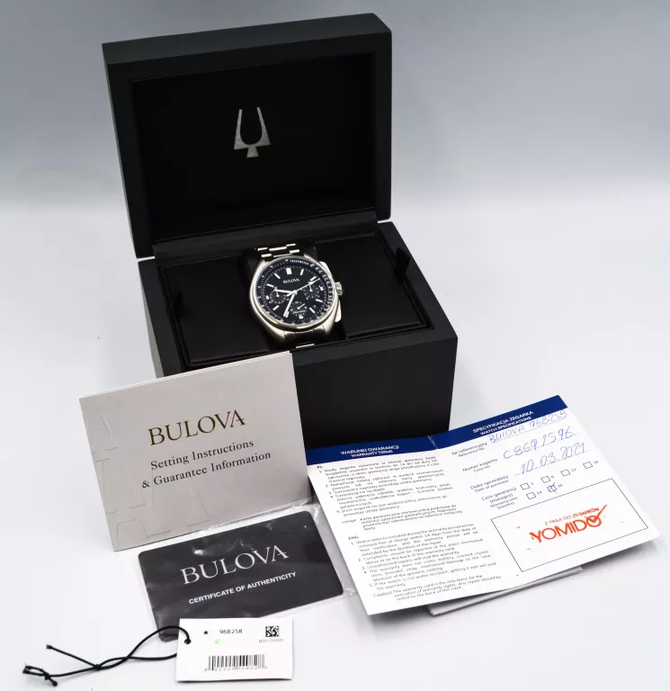 ZEGAREK BULOVA LUNAR PILOT CHRONOGRAPH 96B258