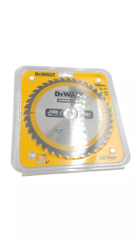 DEWALT TARCZA DO DREWNA DT1945 190MM X30MM