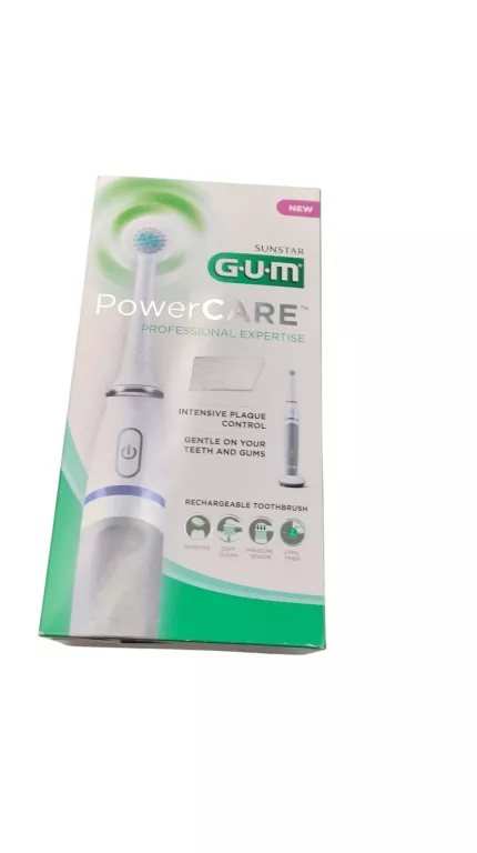 SUNSTAR GUM POWERCARE ELEKTRYCZNA SZCZOTECZKA DO ZĘBÓW