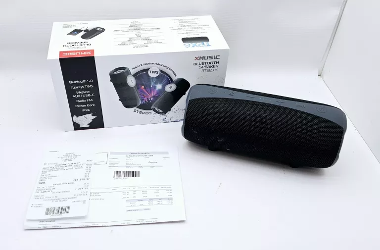 GŁOŚNIK BT XMUSIC BTS850K W PUD D.Z 12.10.24R