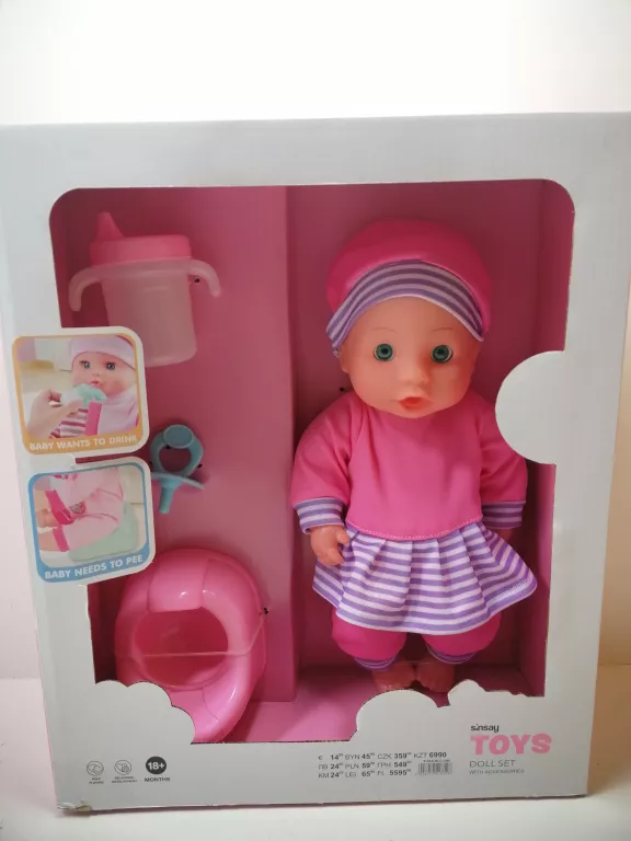 SINSAY LALKA DOLL SET Z AKCESORIAMI
