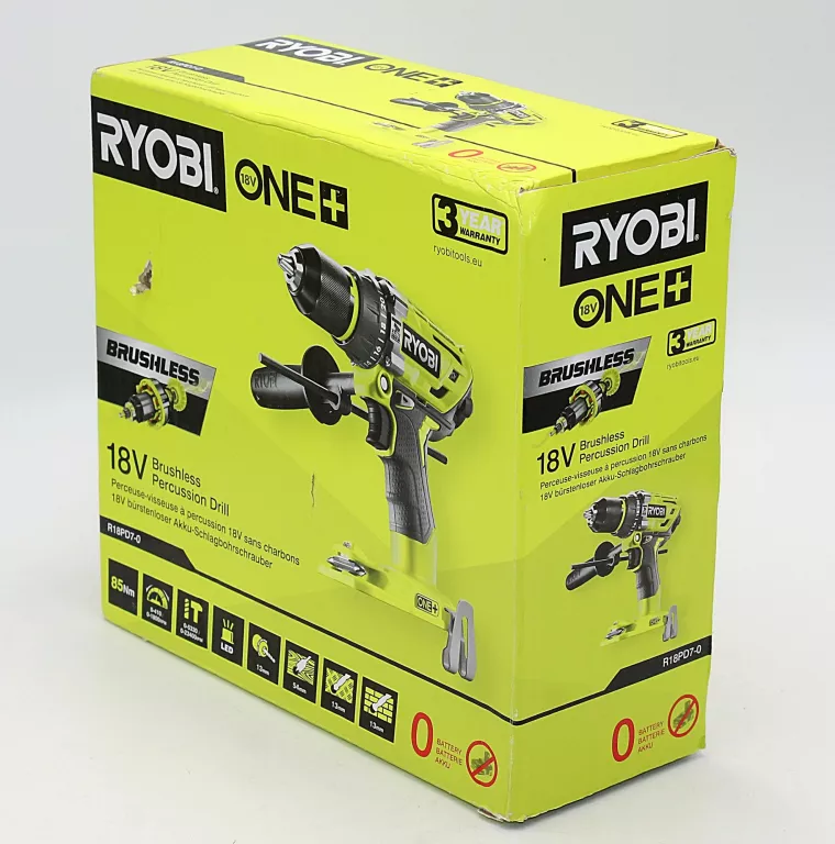 WKRĘTARKA UDAROWA BEZSZCZOTKOWA RYOBI R18PD7 85NM BODY