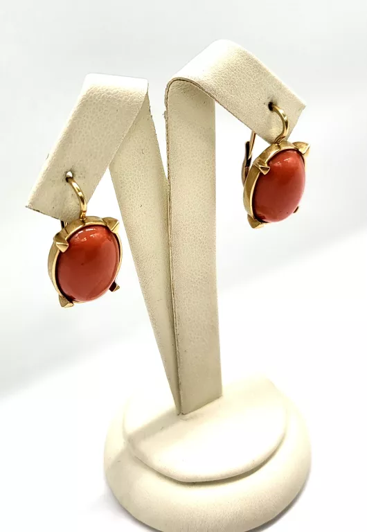 sliczne-zlote-kolczyki-z-koralem-kolczyki-585954g-material-15835-2