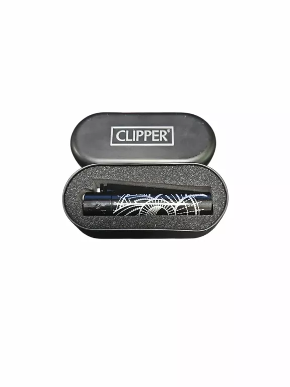 ZAPALNICZKA CLIPPER METALOWY CMP11 MEXICAN SKULLS ZŁOTO