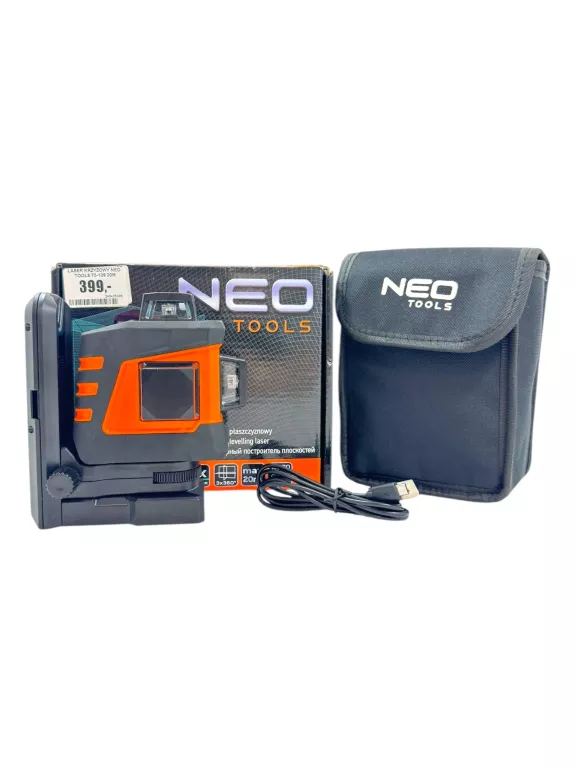 LASER KRZYŻOWY NEO TOOLS 75-108 20M ZIELONY