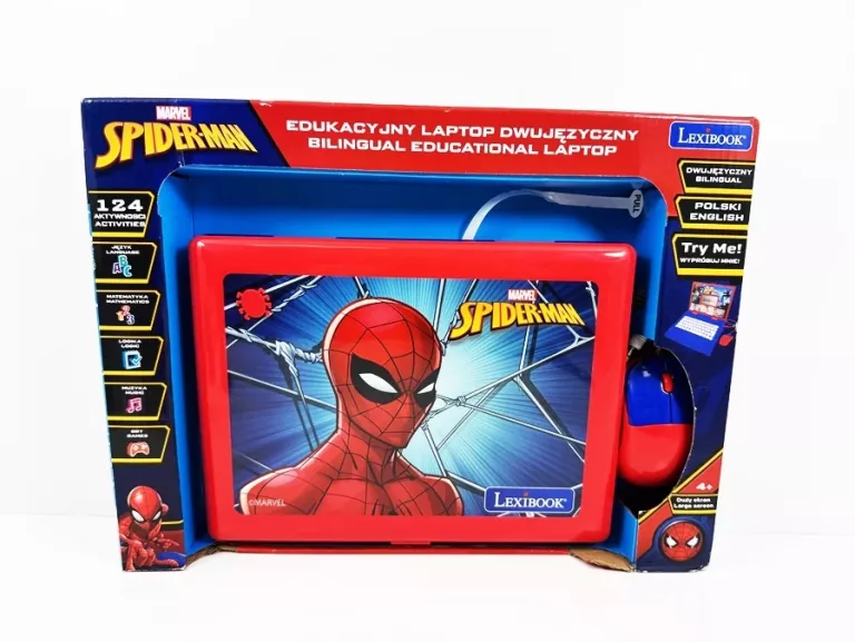 LEXIBOOK EDUKACYJNY LAPTOP DLA DZIECI MARVEL SPIDERMAN