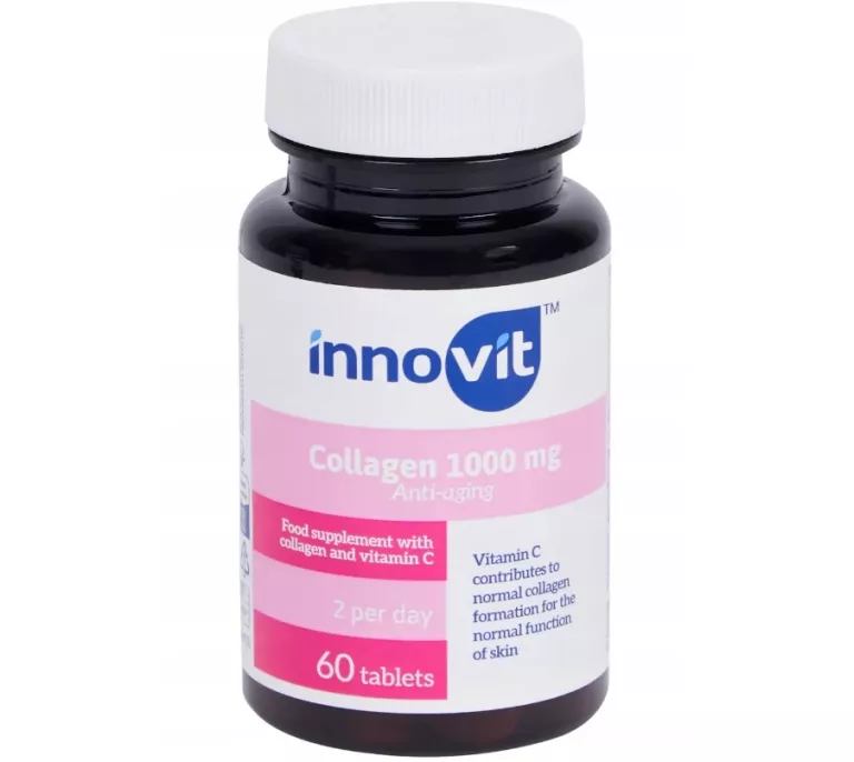 KOLAGEN + WITAMINA C INNOVIT 1000 MG SKÓRA / PRZECIWKO STARZENIU SIĘ 60 SZ