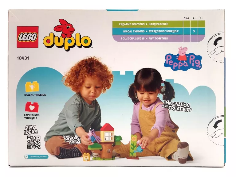 LEGO DUPLO OGRÓD I DOMEK NA DRZEWIE PEPPY 10431