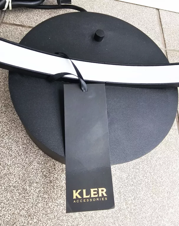 LAMPA STOJĄCA KLER ABIRA / 9864 SHILO / CZARNA