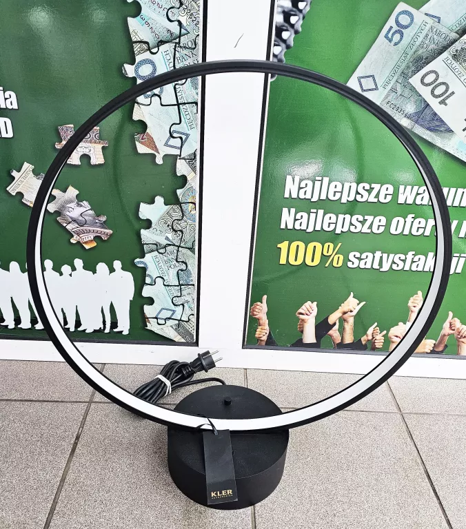 LAMPA STOJĄCA KLER ABIRA / 9864 SHILO / CZARNA
