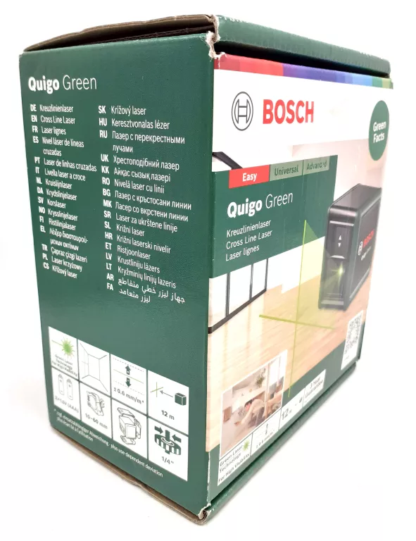 LASER KRZYŻOWY BOSCH QUIGO GREEN