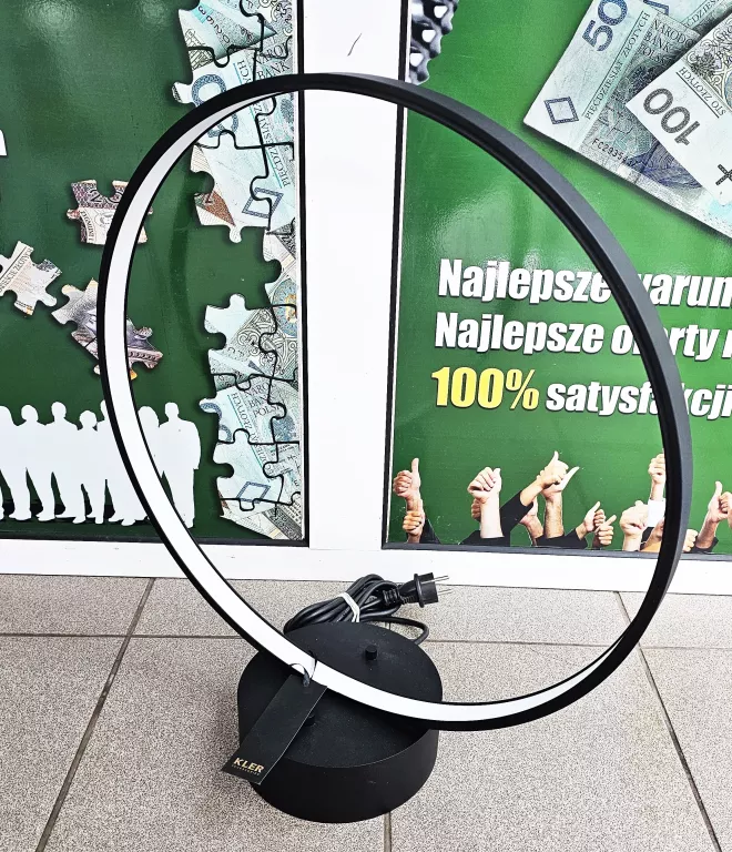 LAMPA STOJĄCA KLER ABIRA / 9864 SHILO / CZARNA