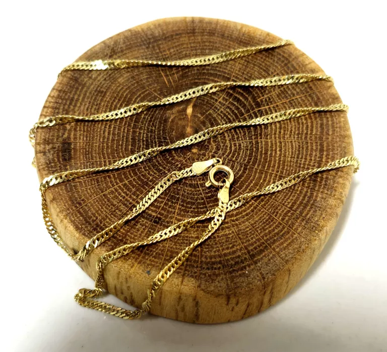 ŚLICZNY ZŁOTY ŁAŃCUSZEK 4.60 G 585