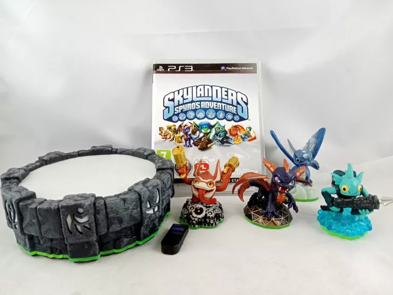 GRA PS3 SKYLANDERS + 4 POSTACIE + PORTAL BEZPRZEWODOWY