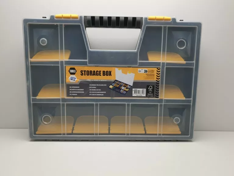 SKRZYNKA PUDEŁKO DO PRZECHOWYWANIA Z PRZEGRÓDKAMI 39 X 29 CM STORAGE BOX