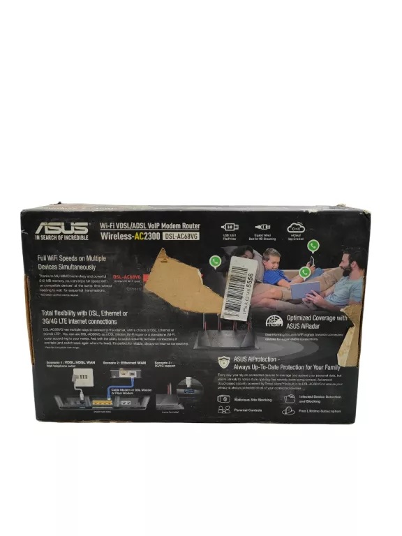 ROUTER ASUS DSL-AC68VG KOMPLET