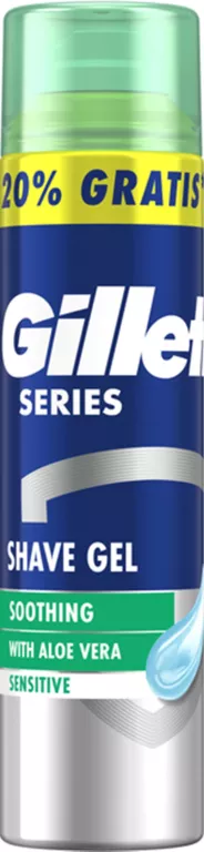 GILLETTE SERIES KOJĄCY ŻEL DO GOLENIA Z ALOESEM, 240 ML