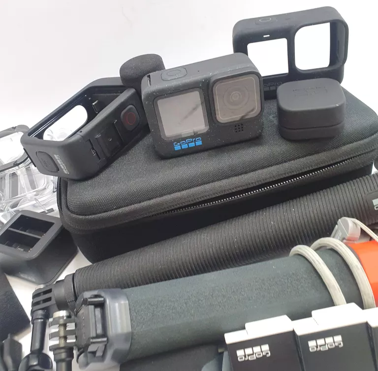 KAMERA SPORTOWA GOPRO HERO 12 BLACK - BARDZO BOGATY ZESTAW