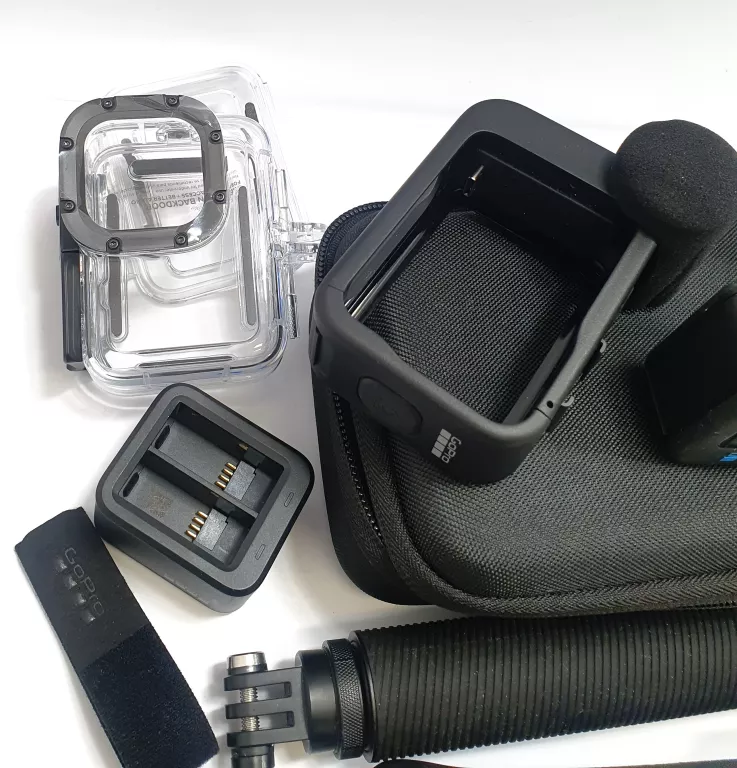 KAMERA SPORTOWA GOPRO HERO 12 BLACK - BARDZO BOGATY ZESTAW