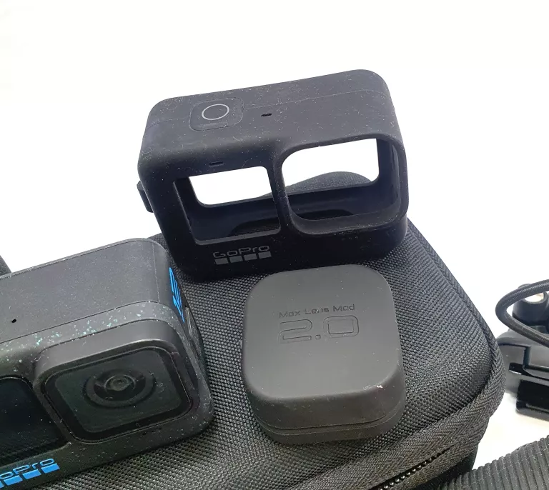 KAMERA SPORTOWA GOPRO HERO 12 BLACK - BARDZO BOGATY ZESTAW