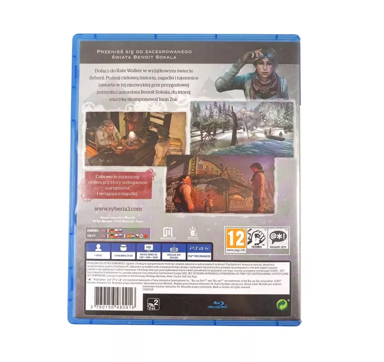 GRA NA PS4 SYBERIA 3