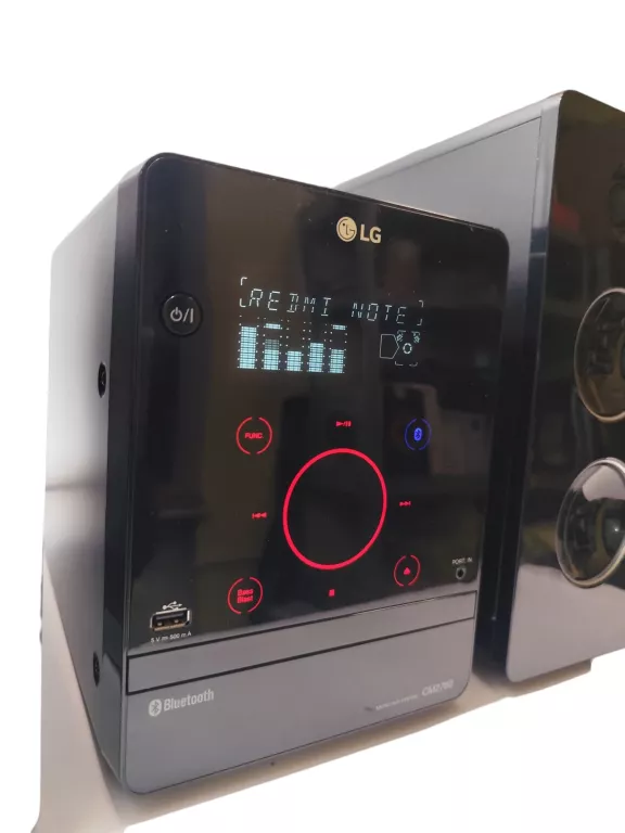 WIEŻA LG CM2760 BLUETOOTH / CD / MP3 + 2 GŁOŚNIKI + PILOT (160 W RMS)
