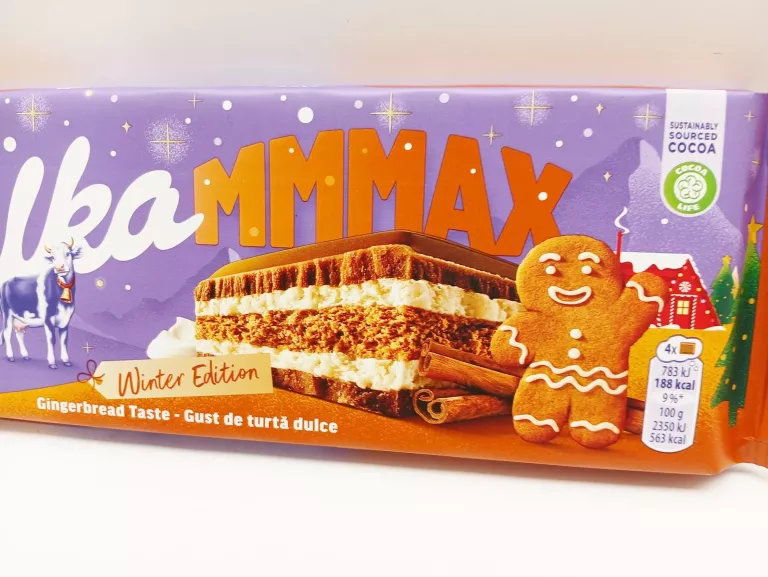 MILKA MAX MLECZNA PIERNIKOWA ZIMOWA EDYCJA LIMITOWANA 300G