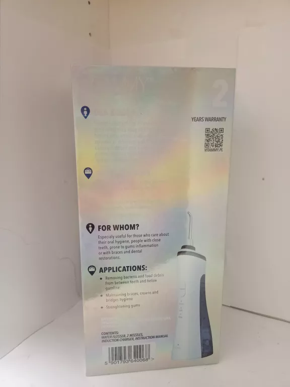 IRYGATOR DO ZĘBÓW BEZPRZEWODOWY VITAMMY AQUARIUS