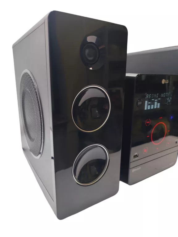 WIEŻA LG CM2760 BLUETOOTH / CD / MP3 + 2 GŁOŚNIKI + PILOT (160 W RMS)