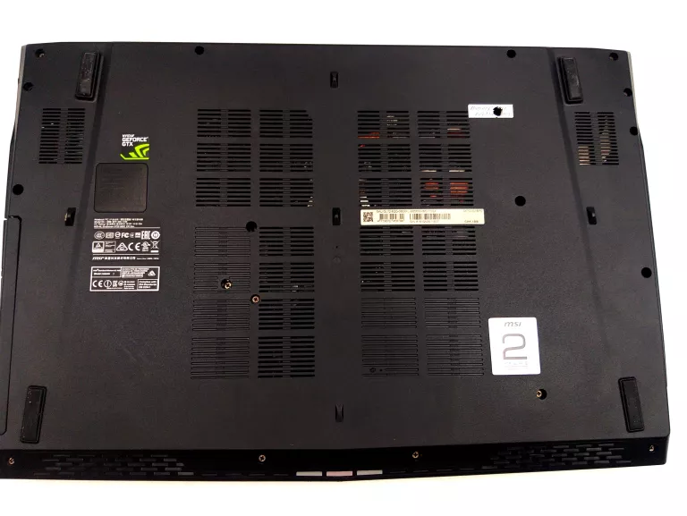 LAPTOP MSI GL72 W10 16/256GB SSD 1TB HDD INTEL CORE I5-6300HQ GTX950M #OPI