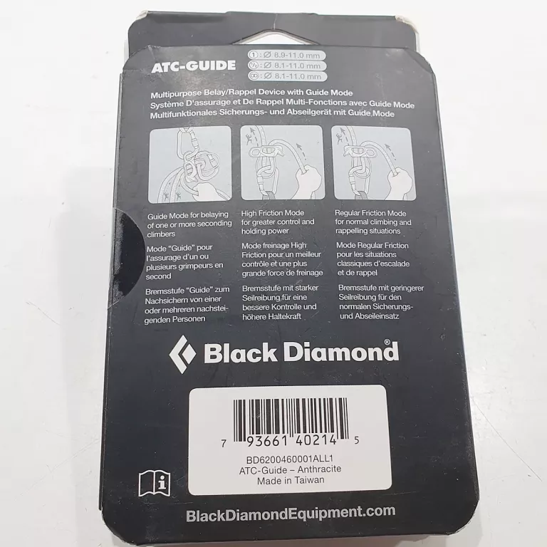 PRZYRZĄD ASEKURACYJNY ATC GUIDE, BLACK DIAMOND