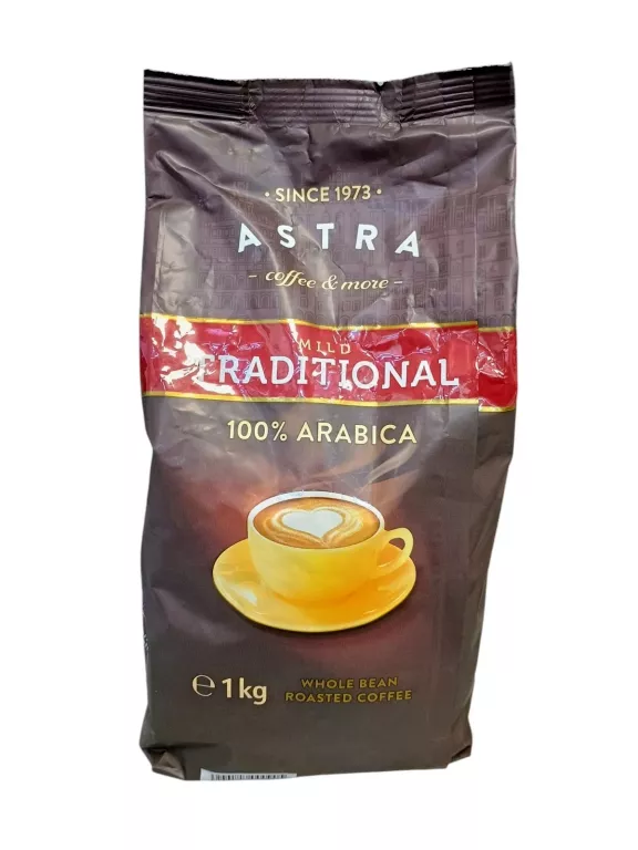 KAWA ZIARNISTA ASTRA MILD TRADITIONAL 100% ARABICA 1KG