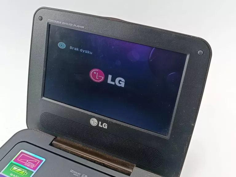 PRZENOŚNY ODTWARZACZ DVD LG DP650