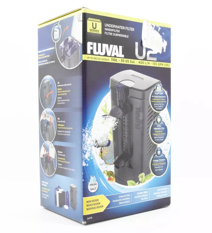 FLUVAL U2 FILTR WEWNĘTRZNY DO AKWARIUM DO 110L