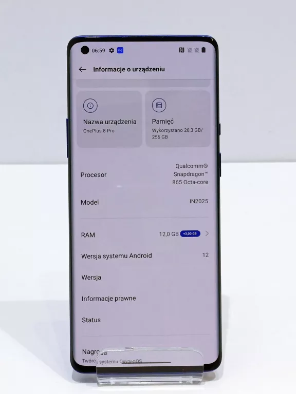 TELEFON ONEPLUS 8 PRO 12/256GB NIEBIESKI